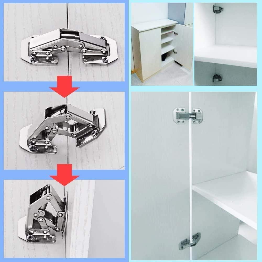 TamBee Cabinet Door Hinges 90 Degree 4PCs - TamBee