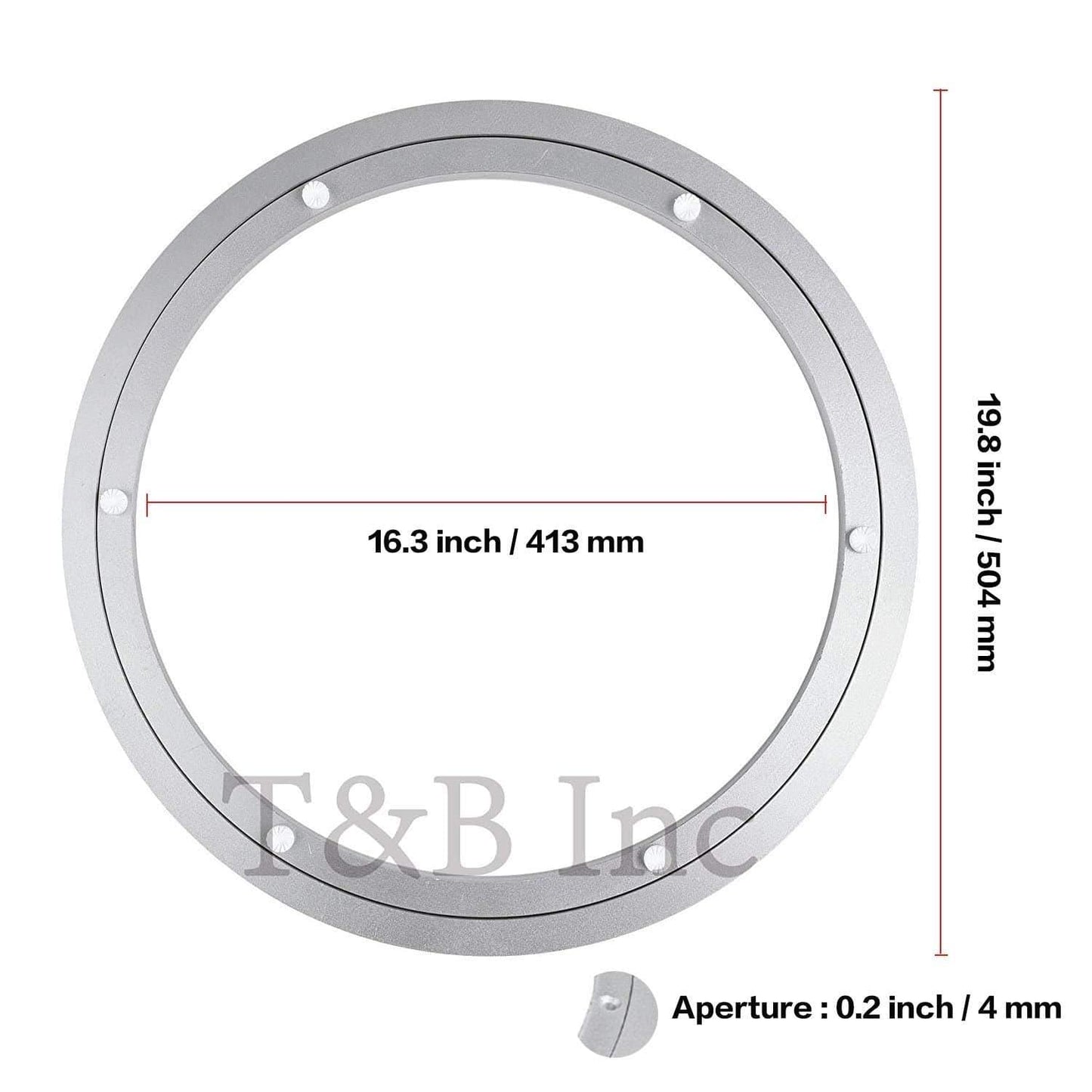TamBee Lazy Susan Hardware Lazy Susan Bearing 20 Inch - TamBee