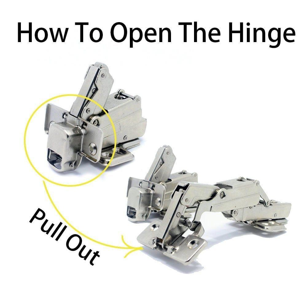 TamBee Lazy Susan Hinges for Cabinets 165 Hinges Frameless - TamBee