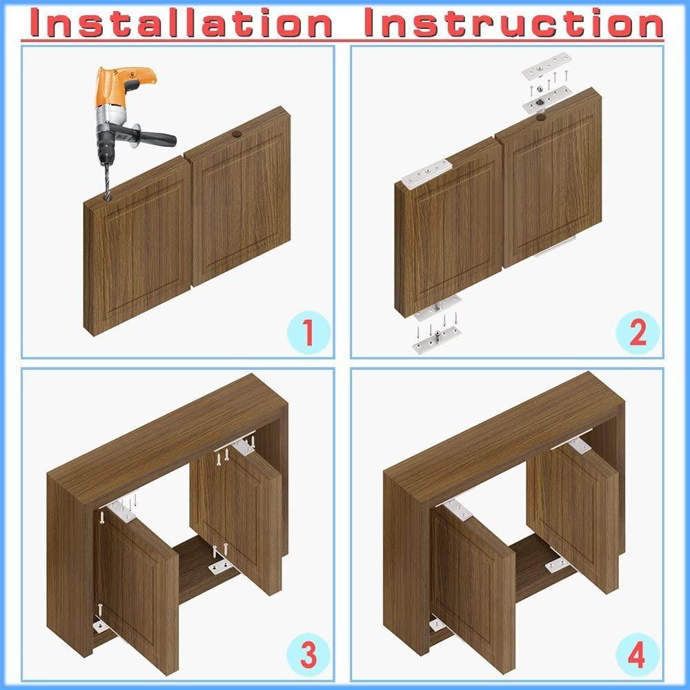 TamBee Pivot Hinge Rotating Door Hinge 2PCS - TamBee