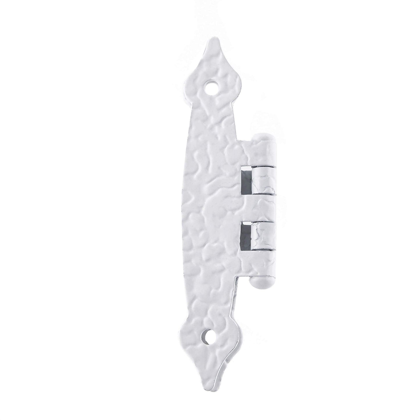 TamBee 10Pcs Cabinet Hinges White H Hinges Antique Decorative Cabinet Door Hinges Cupboard Hinges Small Hinges Mini Hinges Box Hinges Flat Hinges 3.42x1.57inch 5 Pairs/10Pcs - TamBee