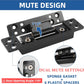 TamBee Hidden Door Hinges 5 inch, 304 Stainless Steel, Heavy Duty Invisible Hinges, Silent 110° Opening, 88 Lb Load Capacity, Ultra - Thin 3D Adjustable Concealed Hinges for Secret Doors (2pcs) - TamBee