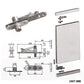 TamBee Hidden Door Hinges Pivot Door Hinges for Secret Door - TamBee