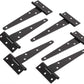 TamBee T Hinge Barn Door Hinges 5inch 6PCs - TamBee