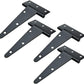 TamBee T Hinge Barn Door Hinges 5inch 6PCs - TamBee