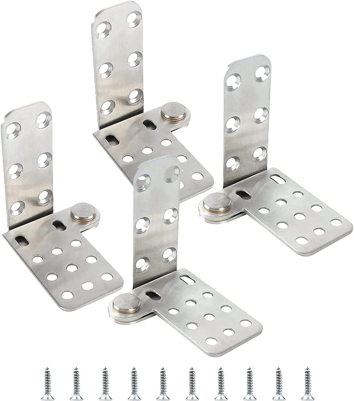 TamBee Door Pivot Hinges 180 Degree Hinges for Wood Doors 2 PCs - TamBee