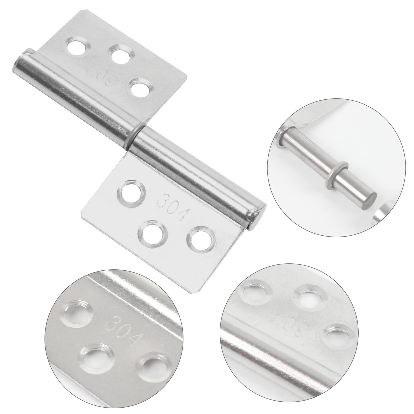 TamBee Lift Off Hinges Flag Hinges 3 Inch 6 PCS 304 Stainless Steel Cabinet Hinges Detachable Door Hinge - TamBee